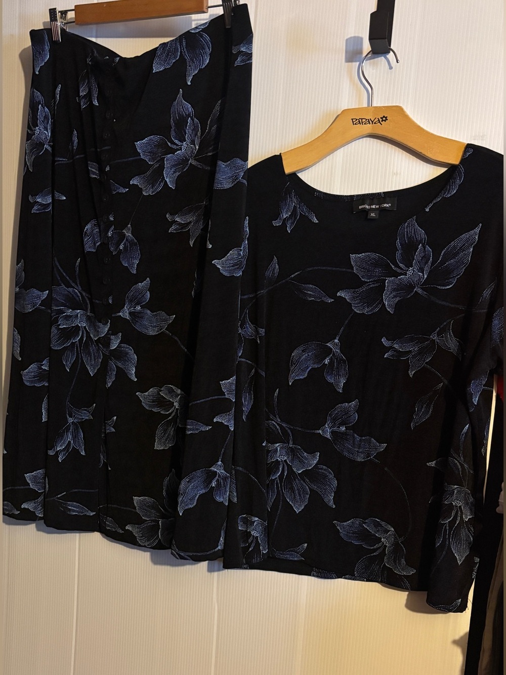 Vintage 1990 two piece skirt and top